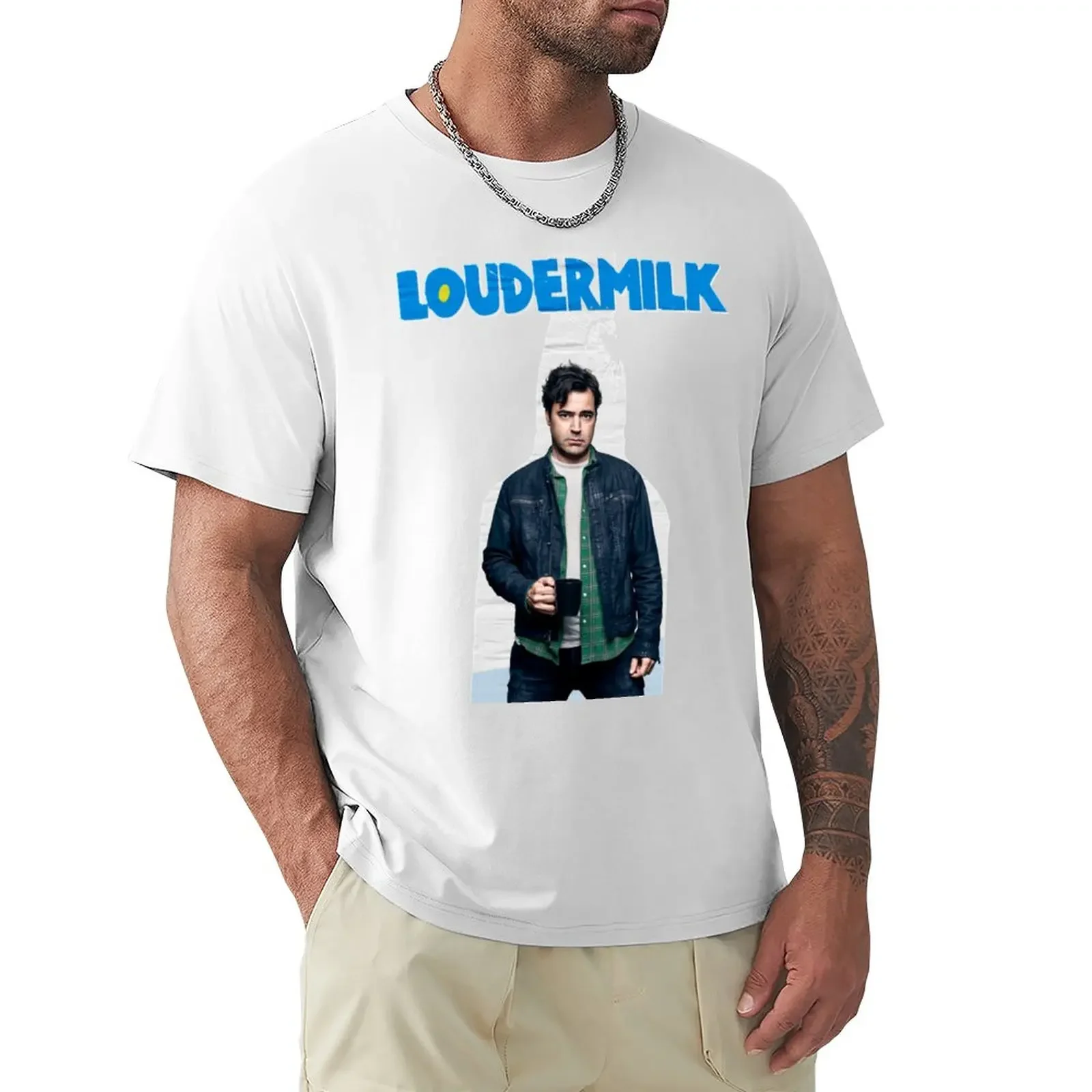 

Футболка Loudermilk, новое издание, корейские модные футболки больших размеров, Мужская упаковка