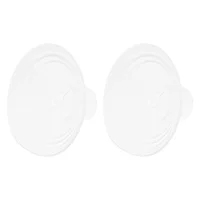 2 Pcs Breast Pump Pads Pumps Parts Reusable Accessories Silica Gel Women Women's Silicone Replacements 1