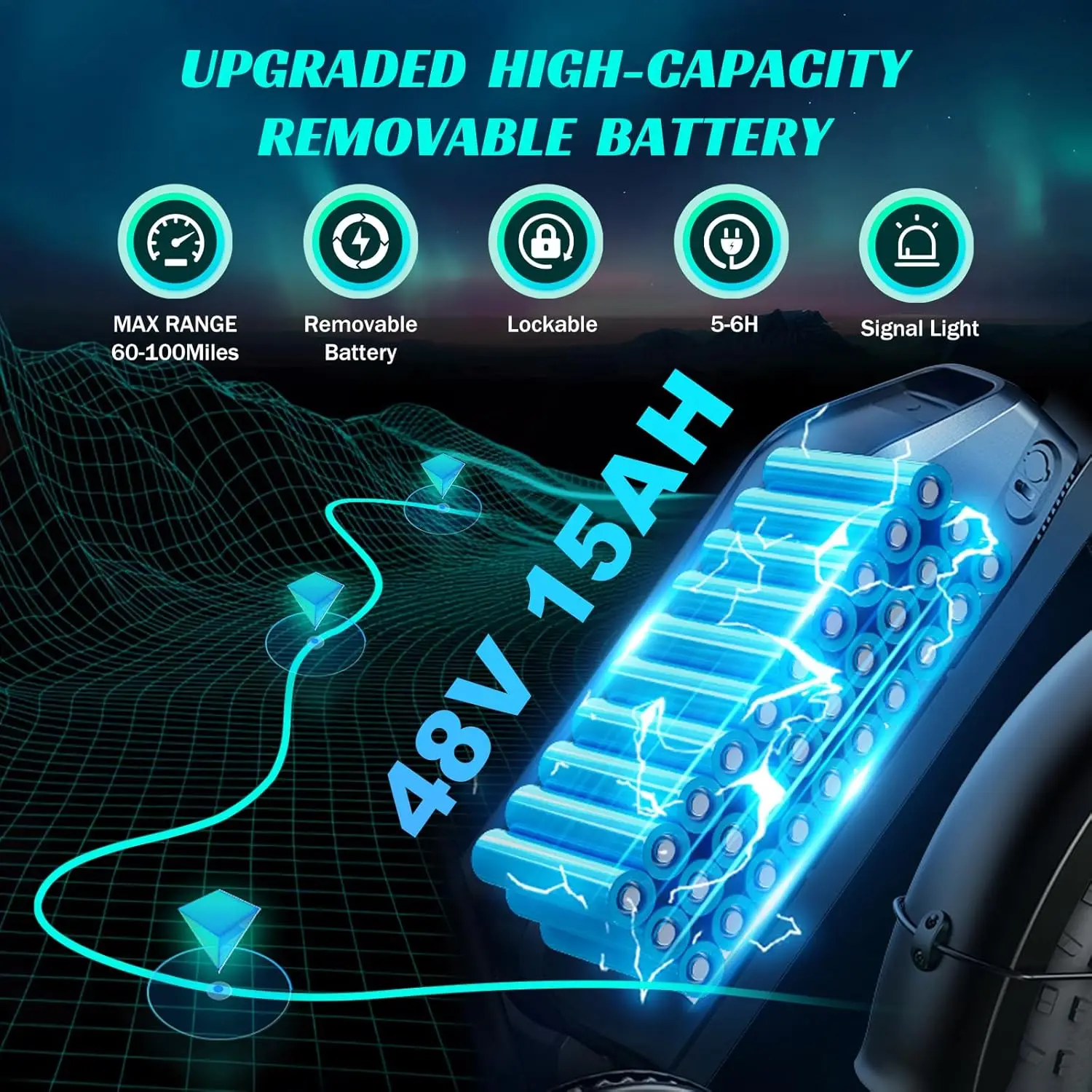 TST R002S 1500W Electric Bike 3