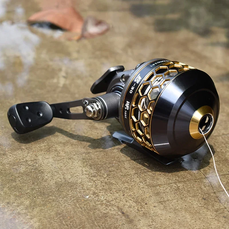 MetalSlingshotFishingReelTuningSpincastingCatapultBowfor