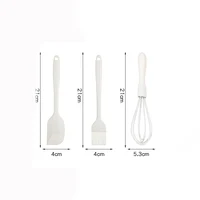 Ensemble de cuisson en Silicone, spatule à crème pour gâteaux, grattoir, fouet à œufs domestique, brosse à huile pour Barbecue, Gadget, fournitures de cuisine 6