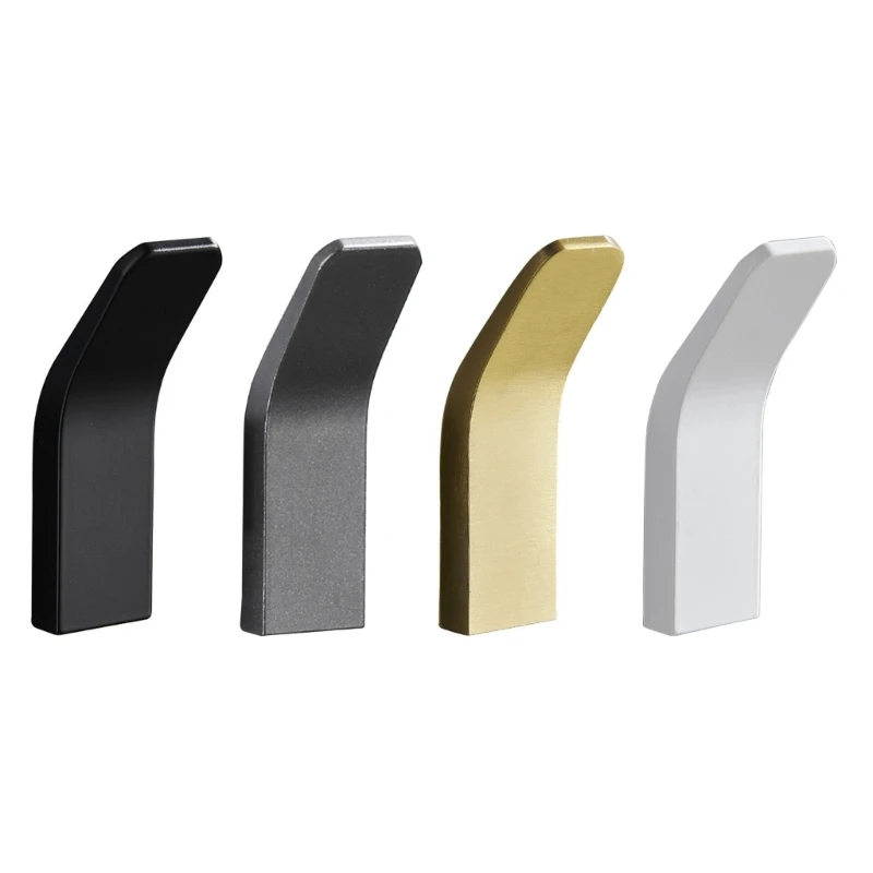 

Новинка 2023, 5 шт., алюминиевый настенный крючок, металлическая вешалка для хранения, крючок для пальто, принадлежности для дома, ванной, спальни, кухни, Органайзер