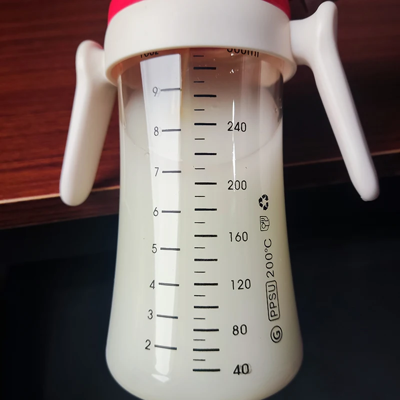 2 Nipple Baby Feeding Bottle With Bling Pacifier 8oz Wide Mouth Newborn Nursing Bottle BPA Free Portable Baby Bottles