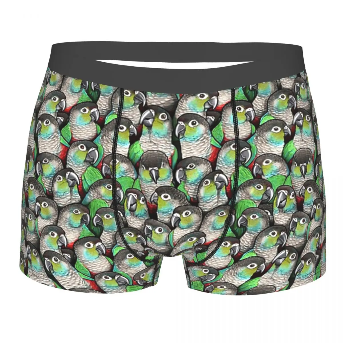 Crimson-bellied Conures Underpants Breathbale Panties Male Underwear Print Shorts Boxer Briefs