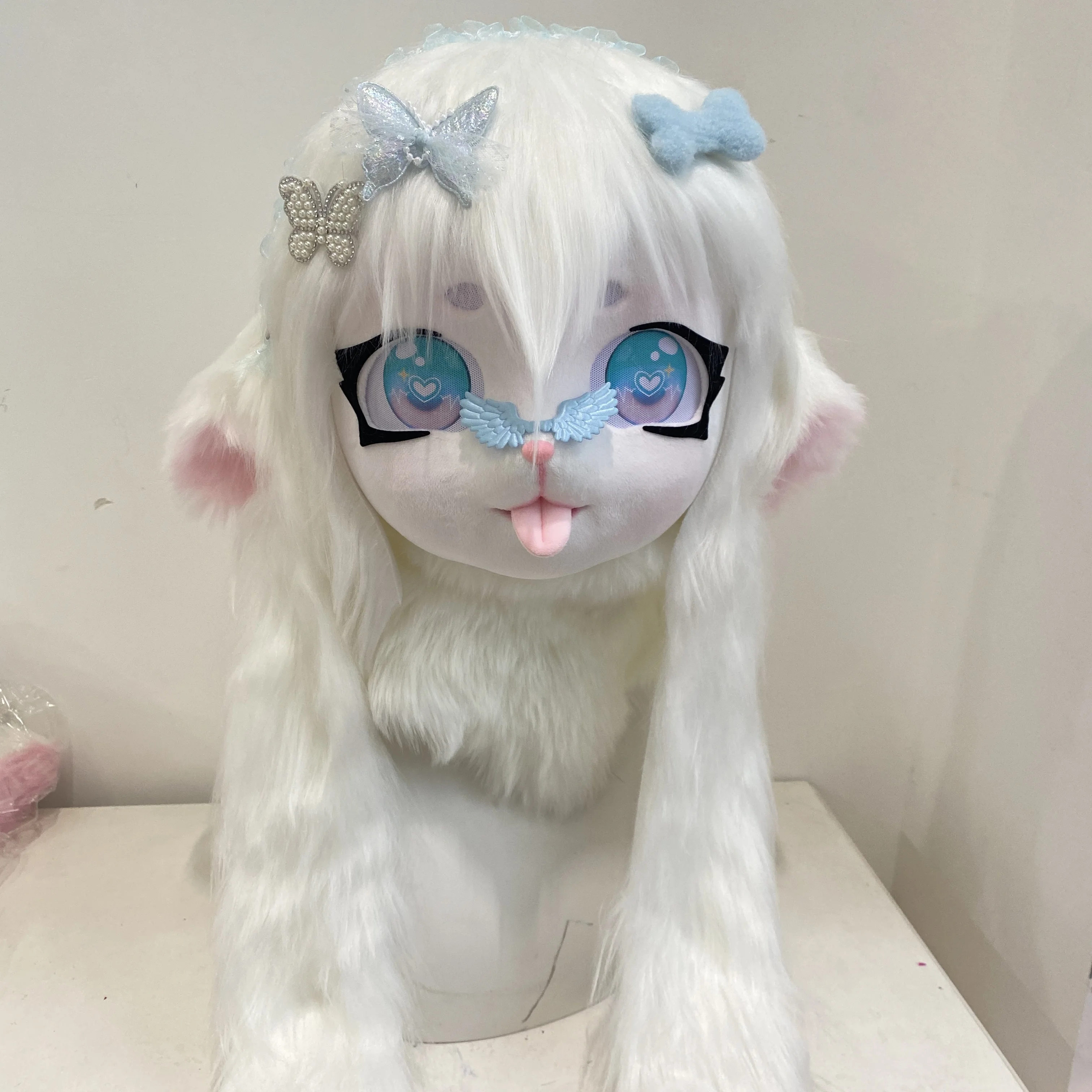 Fursuits head animal head Sheep furry head cute dog head halloween role-playing costume cosplay comic exhibition masks