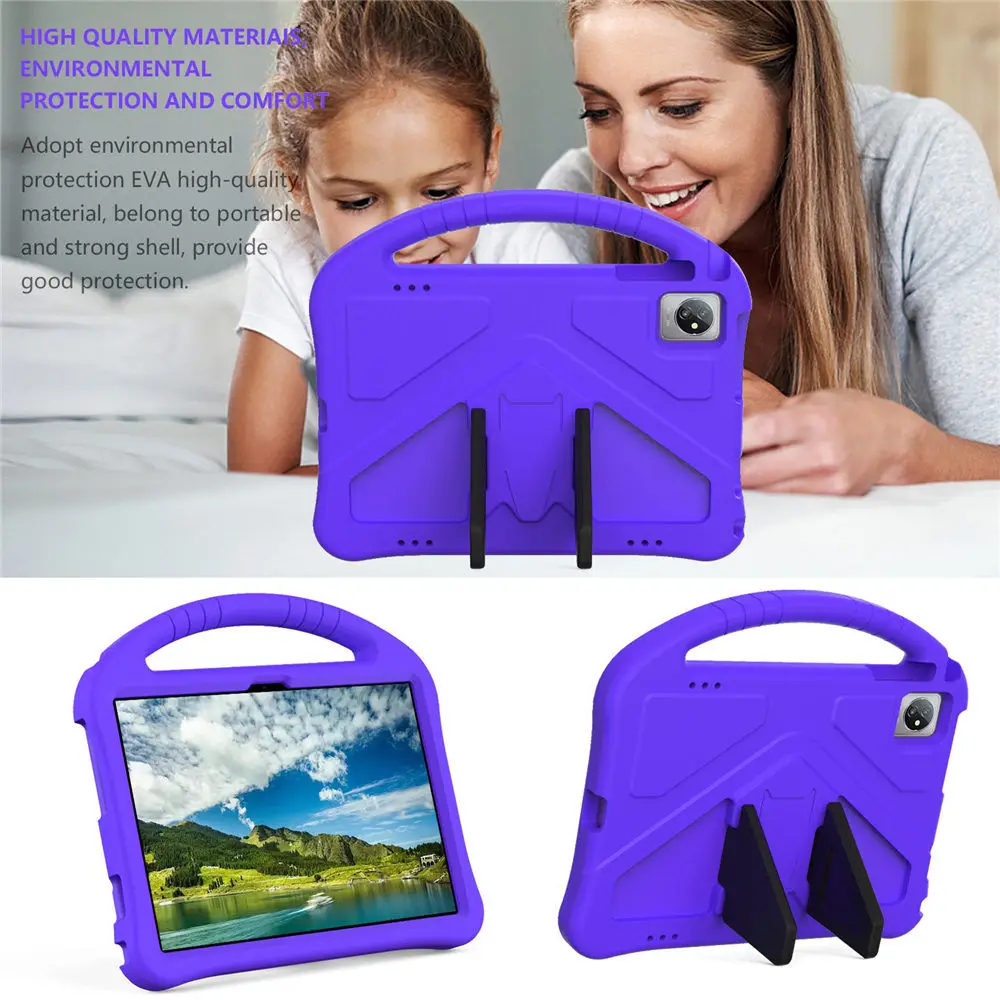 Children's Shockproof EVA Foam Tablet Case with Kickstand - Full Body Protection