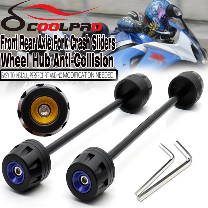 

Rear Front Axle Fork Crash Sliders For SUZUKI GSXR1000 GSX-R1000 2001-2022 05 07 17 Motorcycle Wheel Protector GSX-R 1000