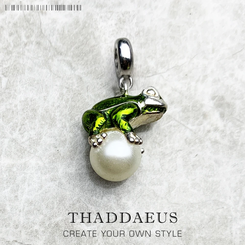 Pendant Frog And Pearl Winter Brand New Fashion Jewelry Europe 925