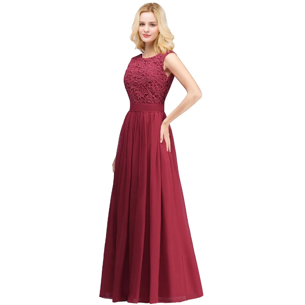 Elegant Mint Green Lace Bridesmaid Dress - Long Formal Evening Gown for Women