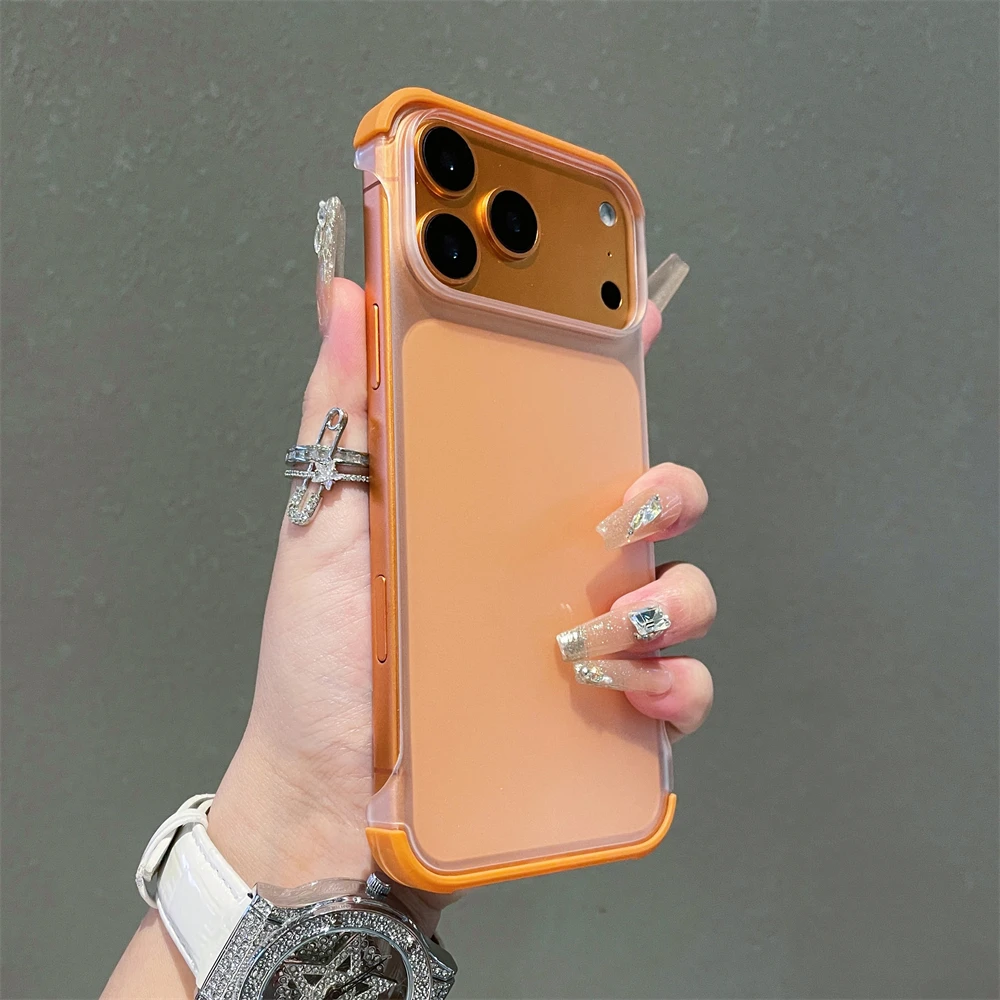 Frameless Matte Ultra Thin Shockproof Frosted Clear Phone Case