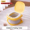 Children's Foldable Training Toilet Outdoor Travel Portable Potty for Car Camping Baby Children Kid's Indoor Anti-odor Potty 1