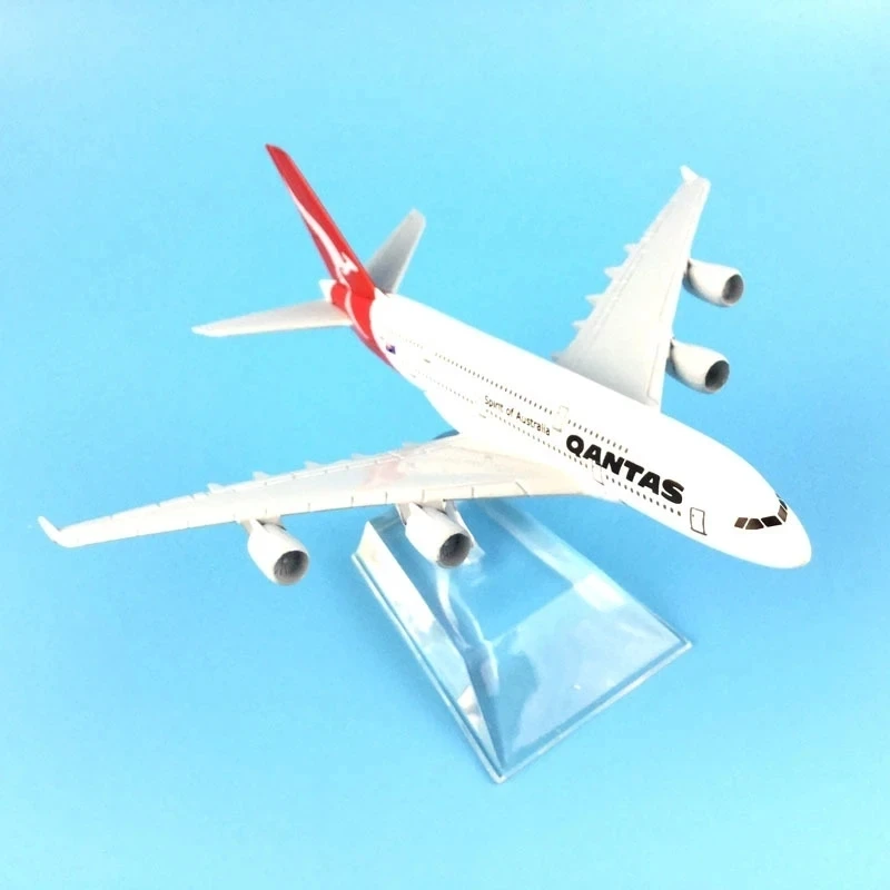 

16cm Qantas Airbus A380 Aircraft Aeroplane Scale Plane Plane Model Cheap Aircraft for Children Aviation Airplane Child