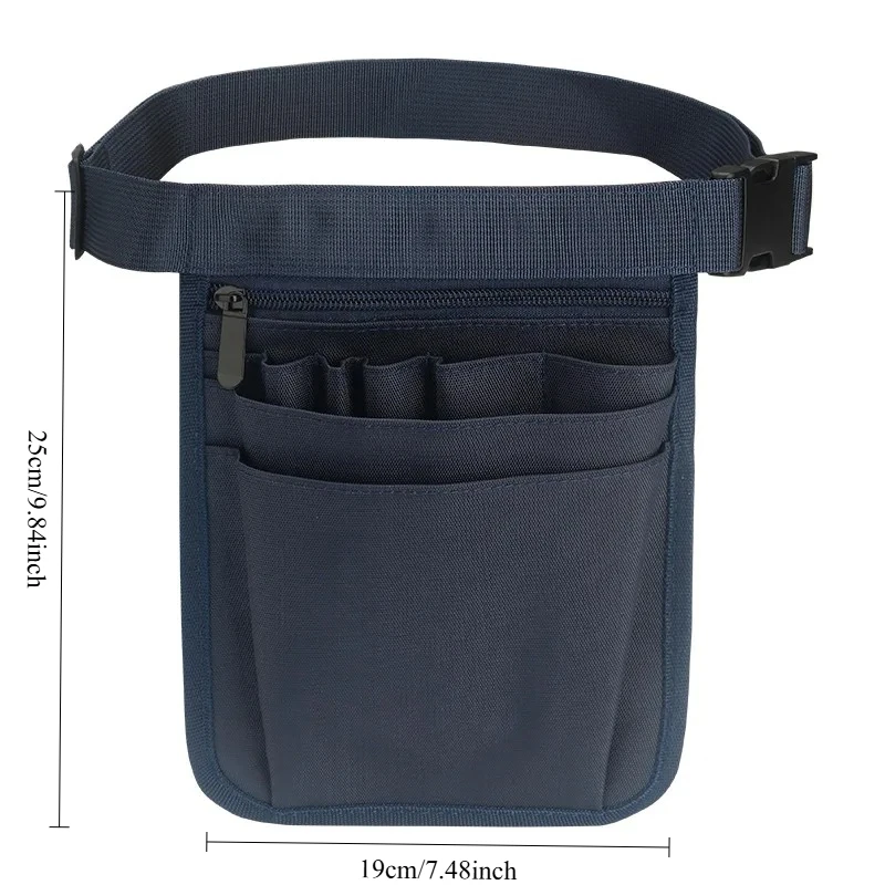 Waist Bag Multi-pocket Oxford cloth multifunctional waist bag cloth storage outdoor storage bag toolkit waist crossbody adjustable