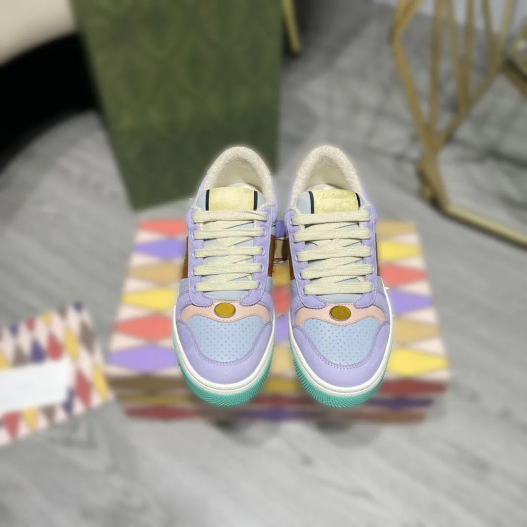 Trendy retro dirty shoes 2024 thick soled couple casual board shoes fashion versatile casual shoes