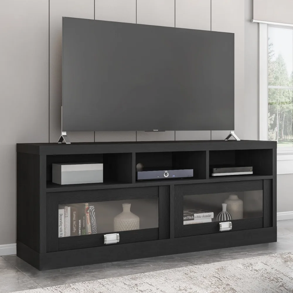 

Телевизионная подставка Durbin для телевизоров до 75 дюймов, телевизионная подставка, мебель для гостиной, muebles de salon, 57,25x15,25x23,25 дюймов