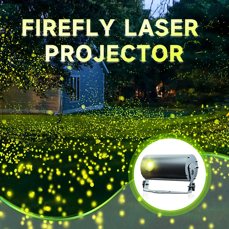 Firefly Dynamic Laser Projector Light IP65 Waterproof Outdoor Stage Light for Park Garden Party Wedding Show LED Laser Projector