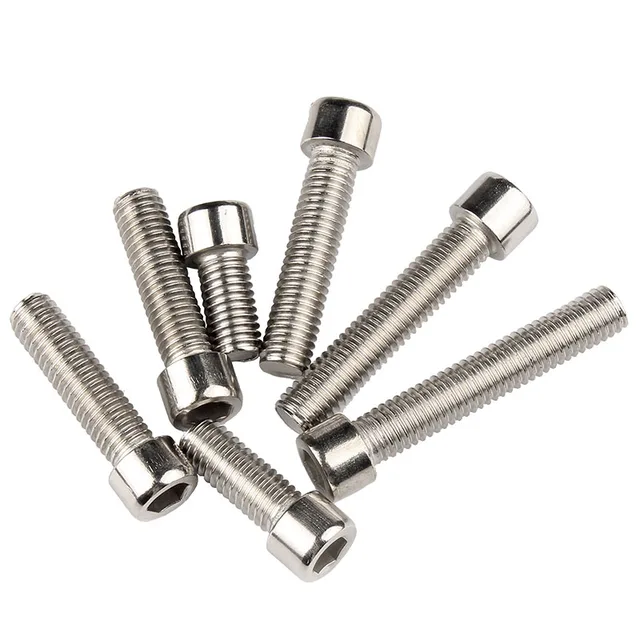 M5 X 10mm Kit Di Viti Bulloni A Brugola E Dadi In Acciaio Inox 304,Vite A Testa Cilindrica Con Esagono Incassato (Bullone 80 Pz, Dadi 80 Pz - Foto 6