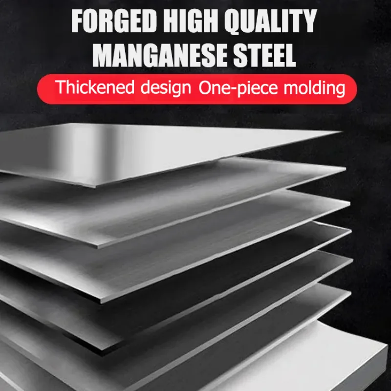 Thickened manganese steel triangular hoe