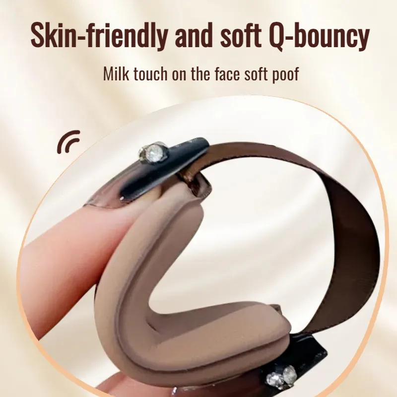 Guoxiaoniu 6PCS Makeup Blender Puff Air Cushion Foundation Sponge Loose Powder Puffs Cosmetic Applicator Tool Wholesale 5