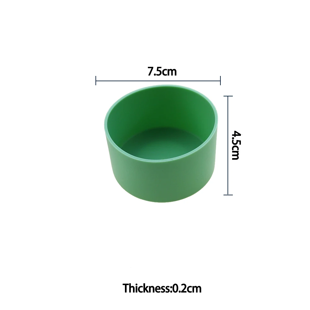 Silicone Cup Bottom Protector Sleeve - Anti-Damage Glass Bottle Accessory