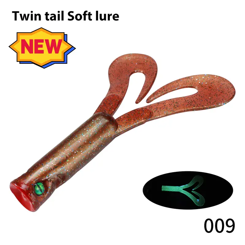 Hunthouse Twin Tail Trailer Soft Fishing Lure Silicone Spinning 145/175mm 21.7/36.7g PVC For Pike Barsch Zander Fish Accessories - Image 10