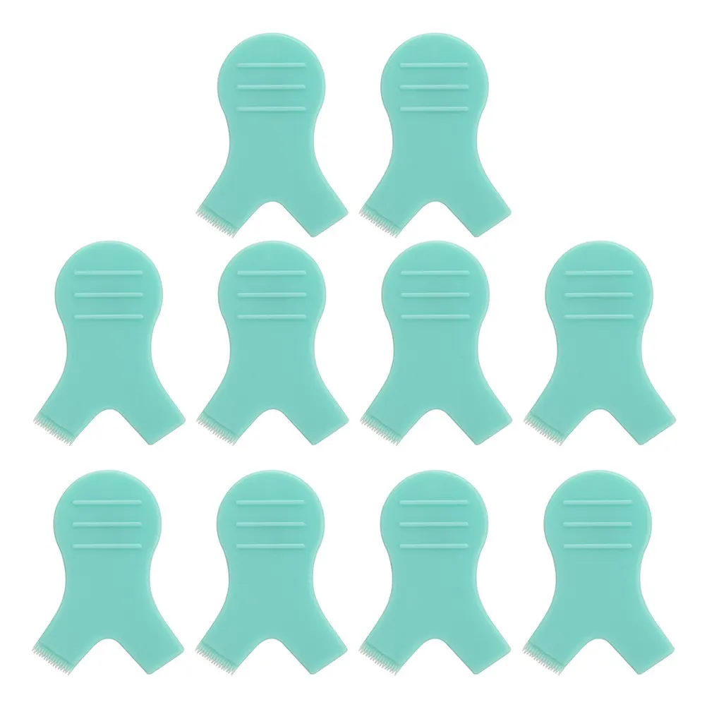 10Pcs 속눈썹 퍼밍 브러쉬 컬러 속눈썹 리프트 도구 속눈썹 연장 살롱 속눈썹 리프트 도구용 접목 브러쉬