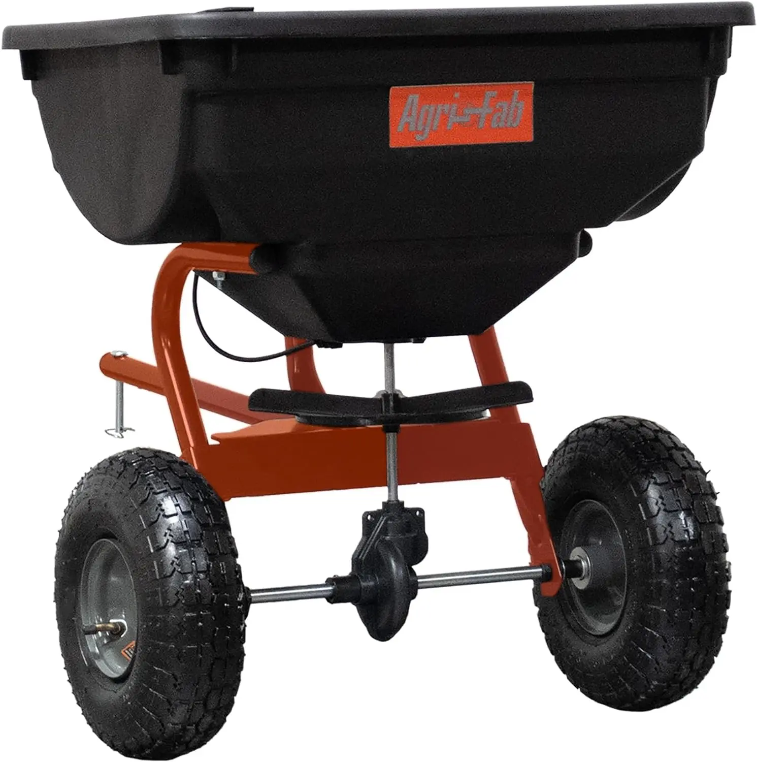 

45-0530-131, 85 Lb. Tow Broadcast Spreader,Black/Orange Garden Supplies