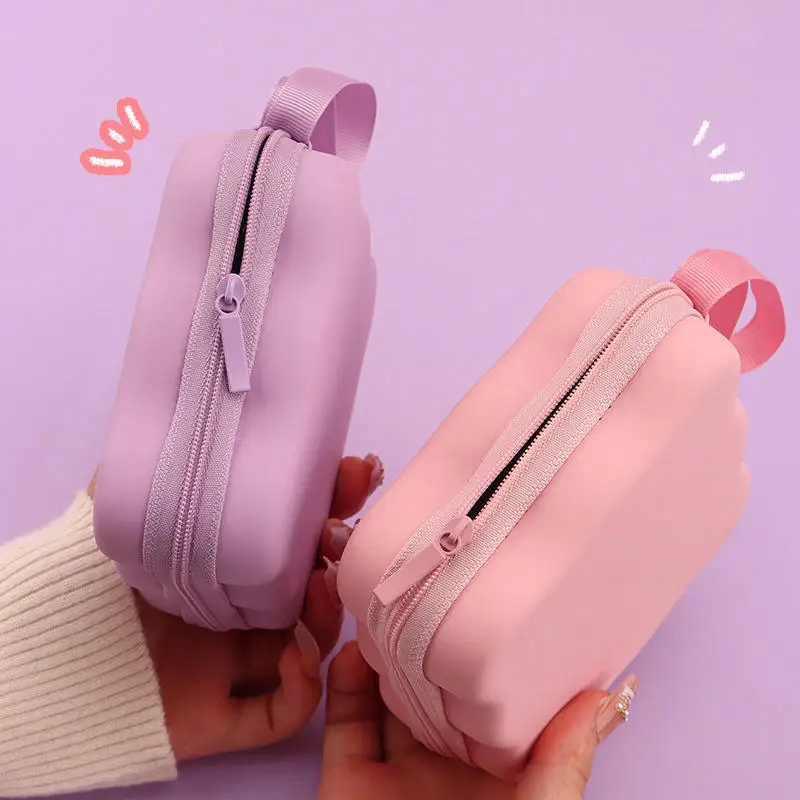 Portable Cable Protector Set Storage Bag Lovely Bow Knot Travel Storage Bag Cute Cable Charger Protector Cord Organizer
