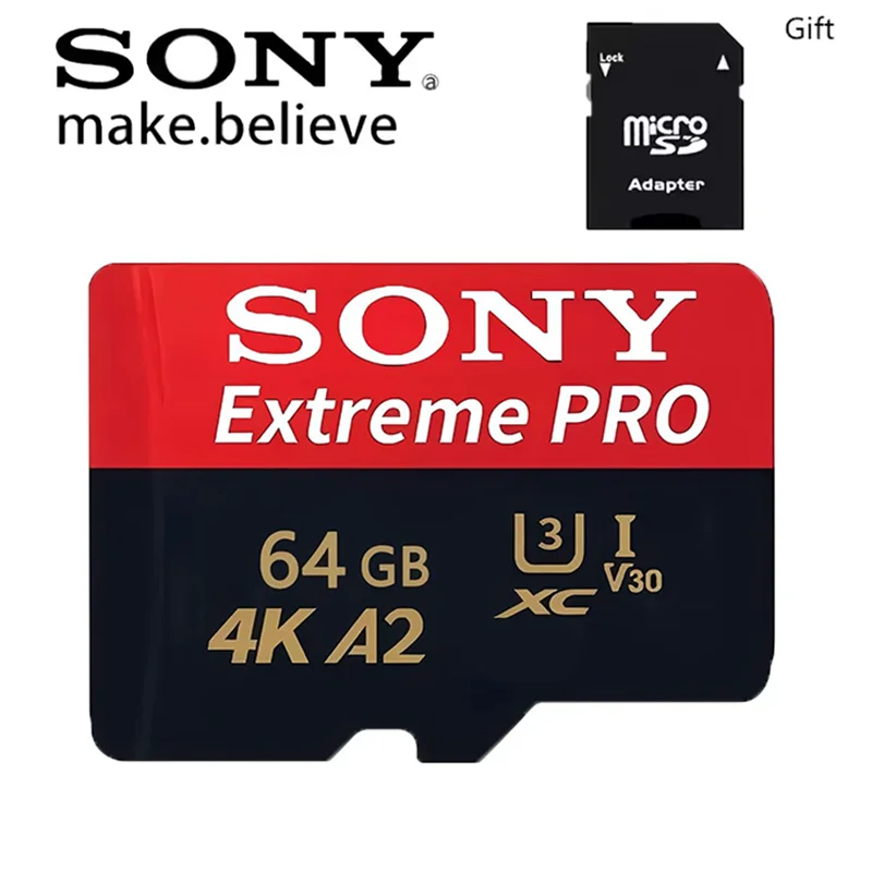 Оригінальна карта пам'яті Sony 1 ТБ 512 ГБ 256 ГБ 128 ГБ 64 ГБ TF Micro Sd Card Class 10 UHS-1 Flash Card Memory Microsd для ПК Samrtphone