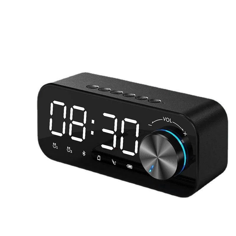 

Bedside Wake Up Digital Led Clock Smart Usb Charging Desktop Ornaments Super Loud Bluetooth Playback Available TF Card Gift Saat