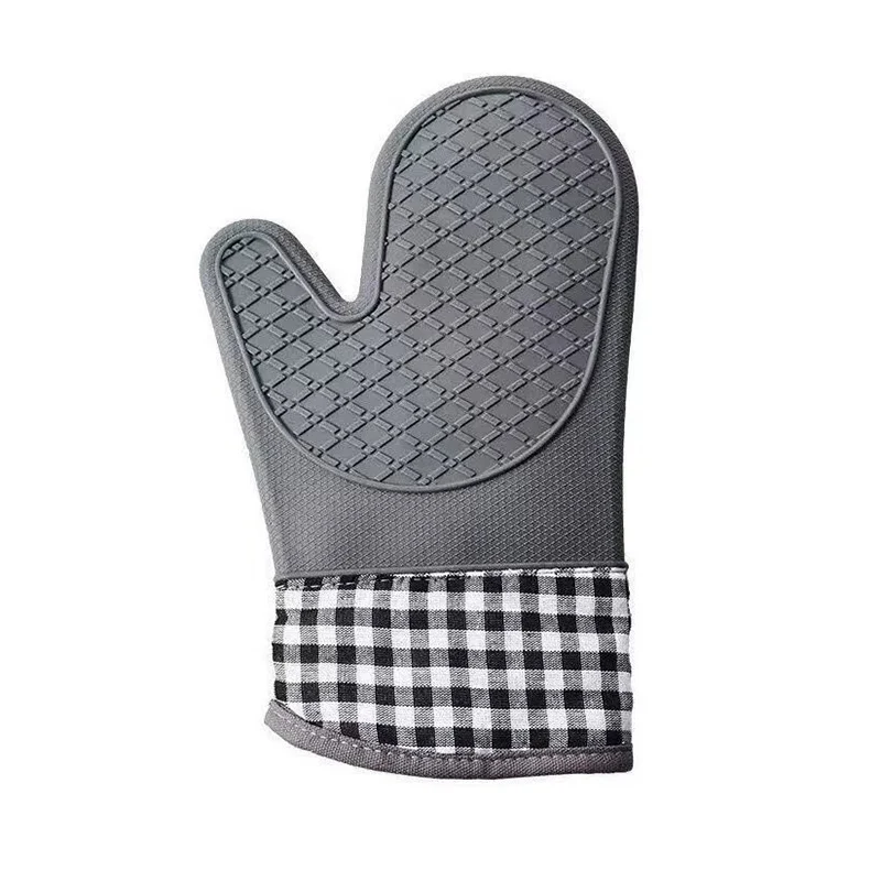 Heat-Resistant Silicone Oven Gloves with Enhanced Grip