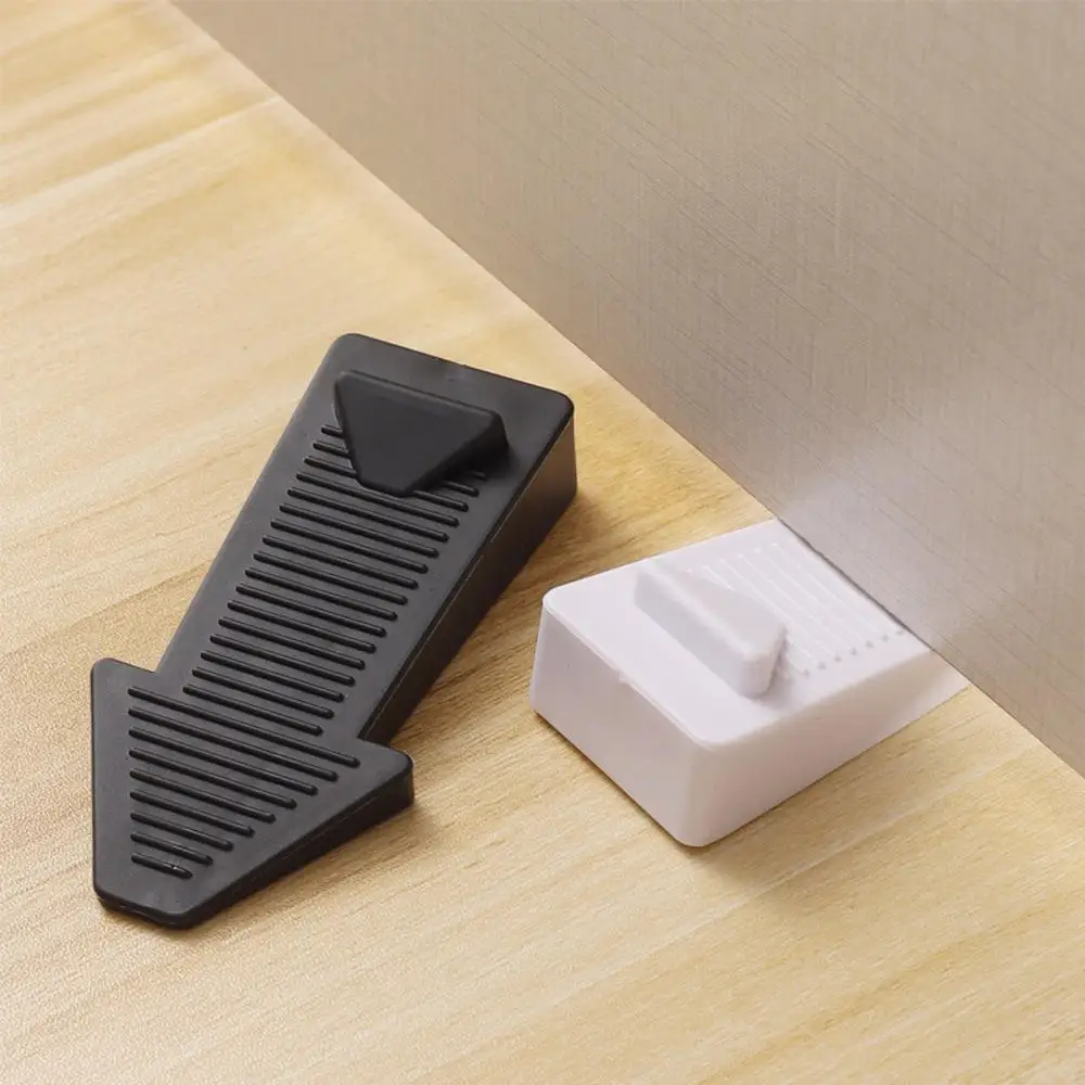 1pcs Arrow Shaped Door Stopper Non Slip Rubber For Bedroom Study Silent Door Anti Impact Stopper