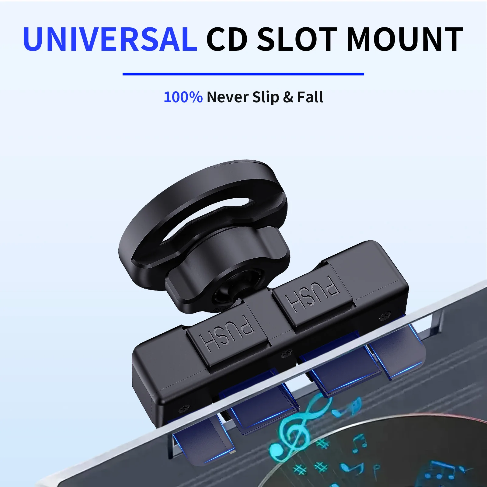 Car Mounted Magnetic Mobile Phone CD Slot Holder Smartphone Built-in thumbnail 5