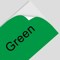 White Label Tape Cartridge for Epson Label Printer (Various Widths Available) (Black on Green)