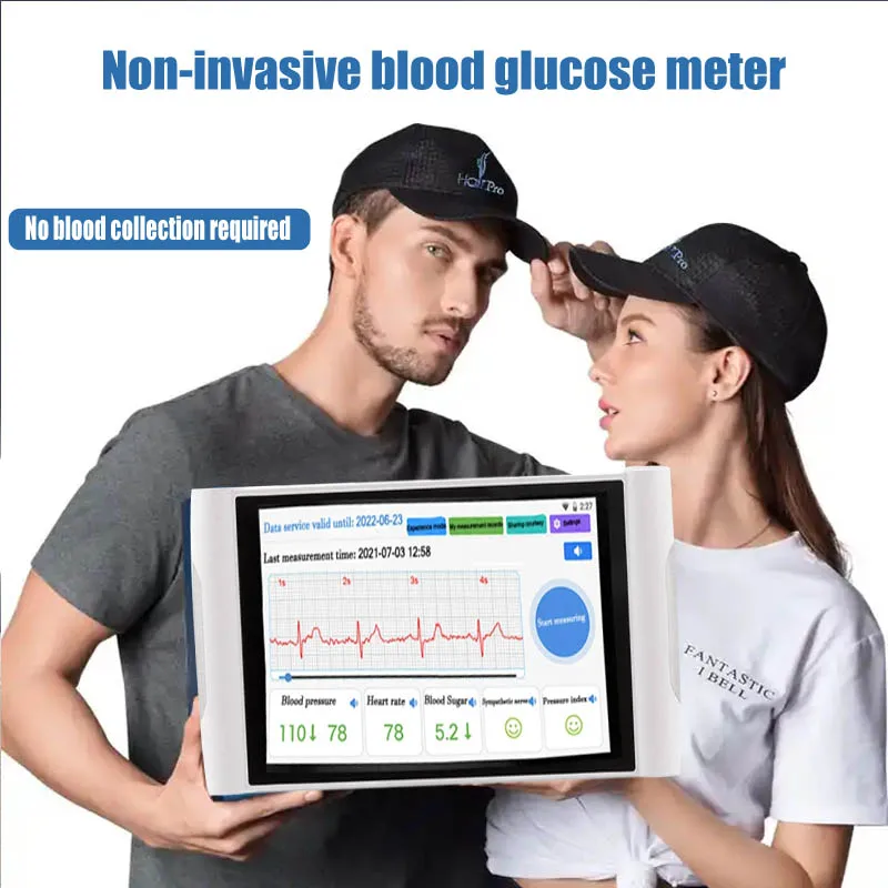 Medidor de glucosa en sangre, sin aguja, no invasivo, adecuado para  pacientes diabéticos, nuevo