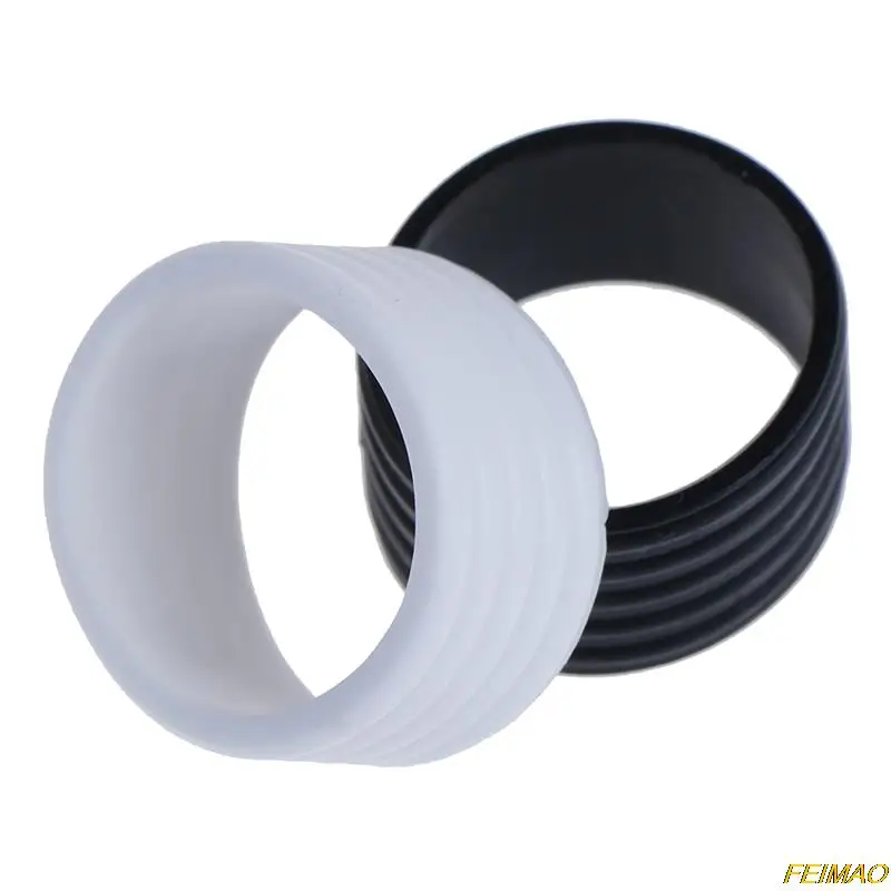 Tennis Racket Grip Ring 4 Pcs Silicone Rubber