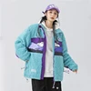 Men's Heating Plush Cold Jacket Y2k 2023 Winter Lamb Fleece Parkas Coat for Women Stand Collar Thick Short Padded Couple Jacket 4