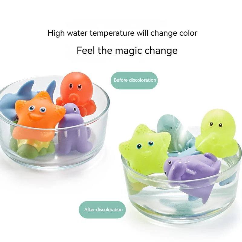 Baby Bath Rubber Toys Spray Water Net Fishing Set Children Animal Kneading  Vocal Floating Toys Baby Net Fish Games Bathroom Toy - AliExpress