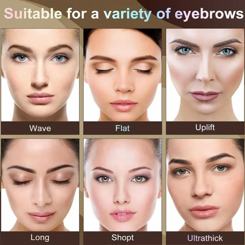 Makeup Tools Eyebrow Stencil Tool Eye Makeup Tools 10Pcs/Set Eyebrow Stamp Stencil Kit Eyebrow Stencils Template Shaper Kit Makeup Tool for Women