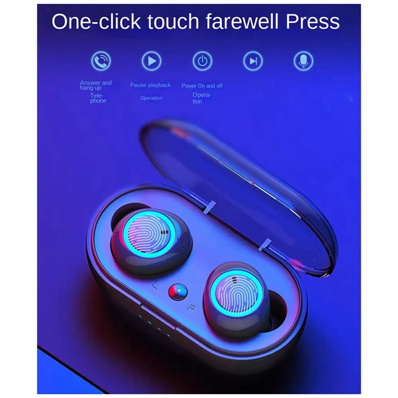 우수한 새 Bluetooth 헤드셋 Y10 바이노럴 Bluetooth 헤드셋 Y30 Bluetooth 헤드셋(충전함 포함)