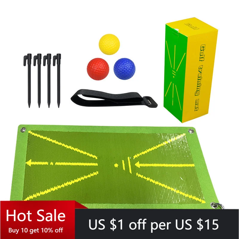 

Коврик для игры в гольф, набор аксессуаров для тренировок, Складная сетка для дрессировки в помещении и на улице