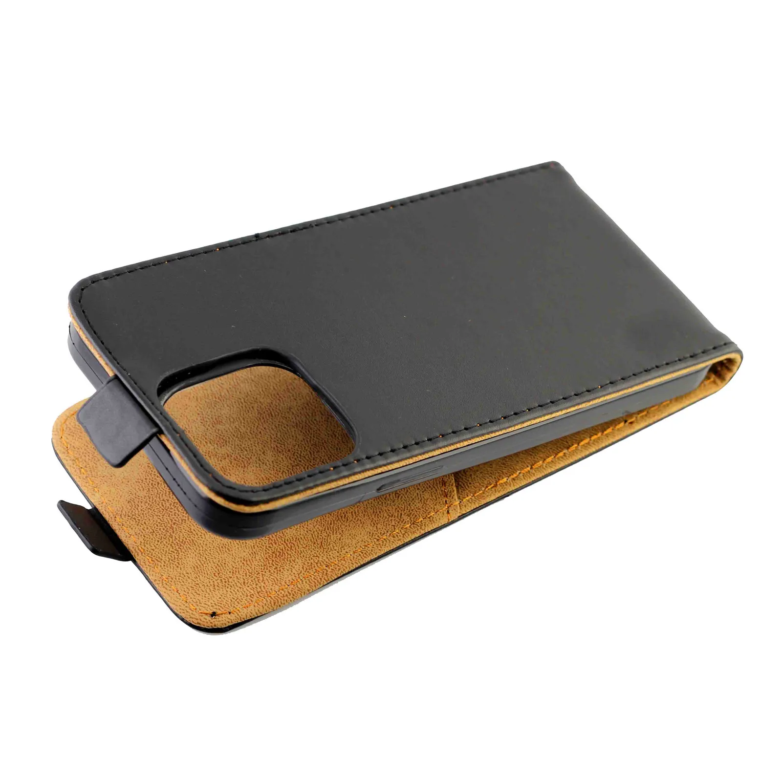 Elegant Business Style Vertical Flip TPU Leather Case with Card Slot Cover