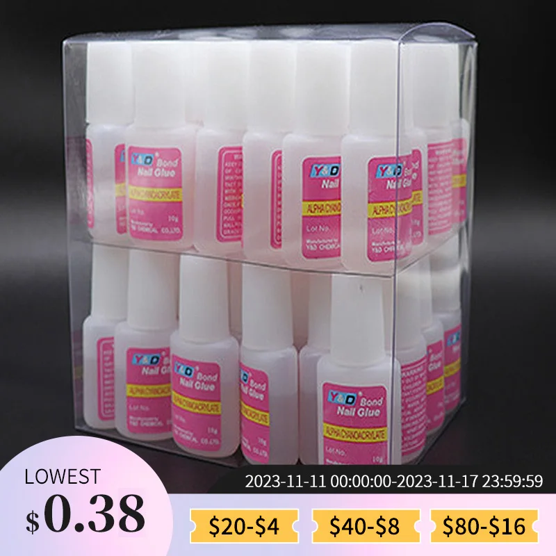 10g Fast Drying Nail Glue for False Nails Glitter Acrylic Nail Rhinestone Acrylic Nail Rhinestone Adhensive Nail Care Tool 1