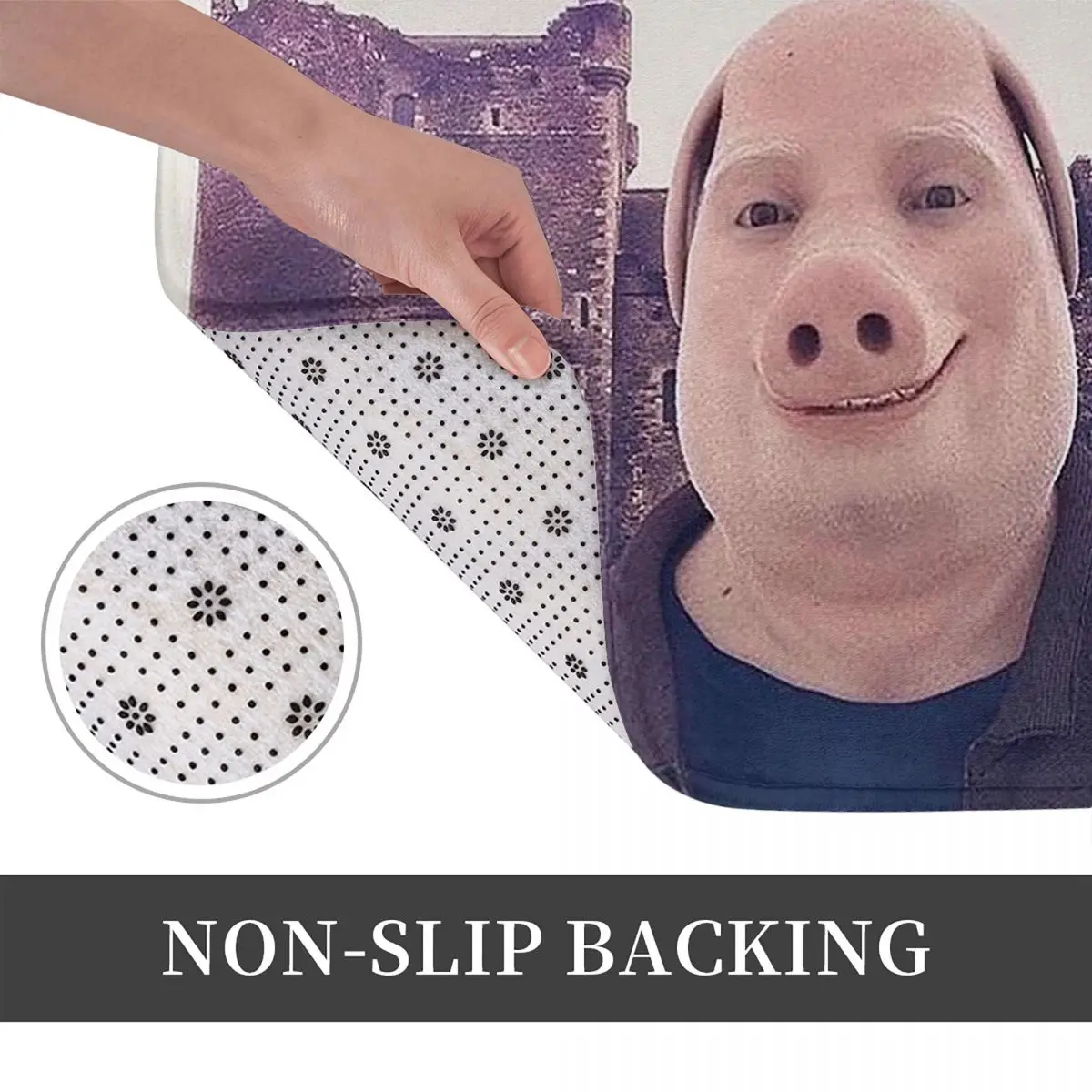 John Pork Non-slip Doormat Floor Mat Cushion Carpet Rug for Kitchen Entrance Home Bathroom Living room Footpad Mats 3