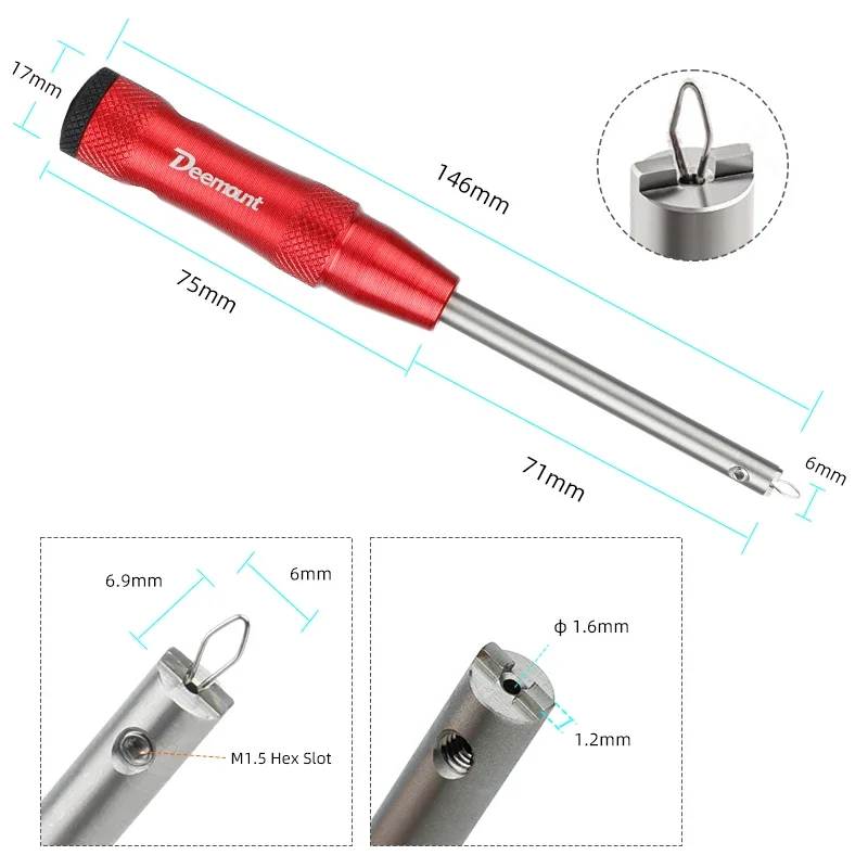 Bike Nipple Spoke Insertion Tool Anti-corrosion Bicycle Nipple Perforated Guidance Tool for Wheel Building Bike Accessories