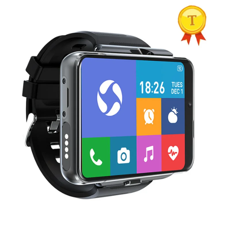 

New 4G GPS Smart Watch Men Updated Version Phone Android 9.0 4GB 64GB Support WiFi SIM Card Heart Rate Monitor Camera