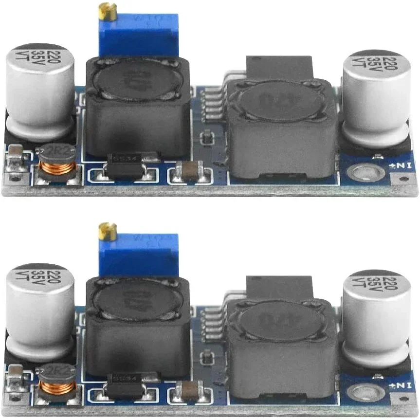 Voltage Converter Module 3Pcs XL6009 DC-DC Buck Boost 4A 400KHz Adjustable Switch 3.8-30V to 1.25-35V Power Supply