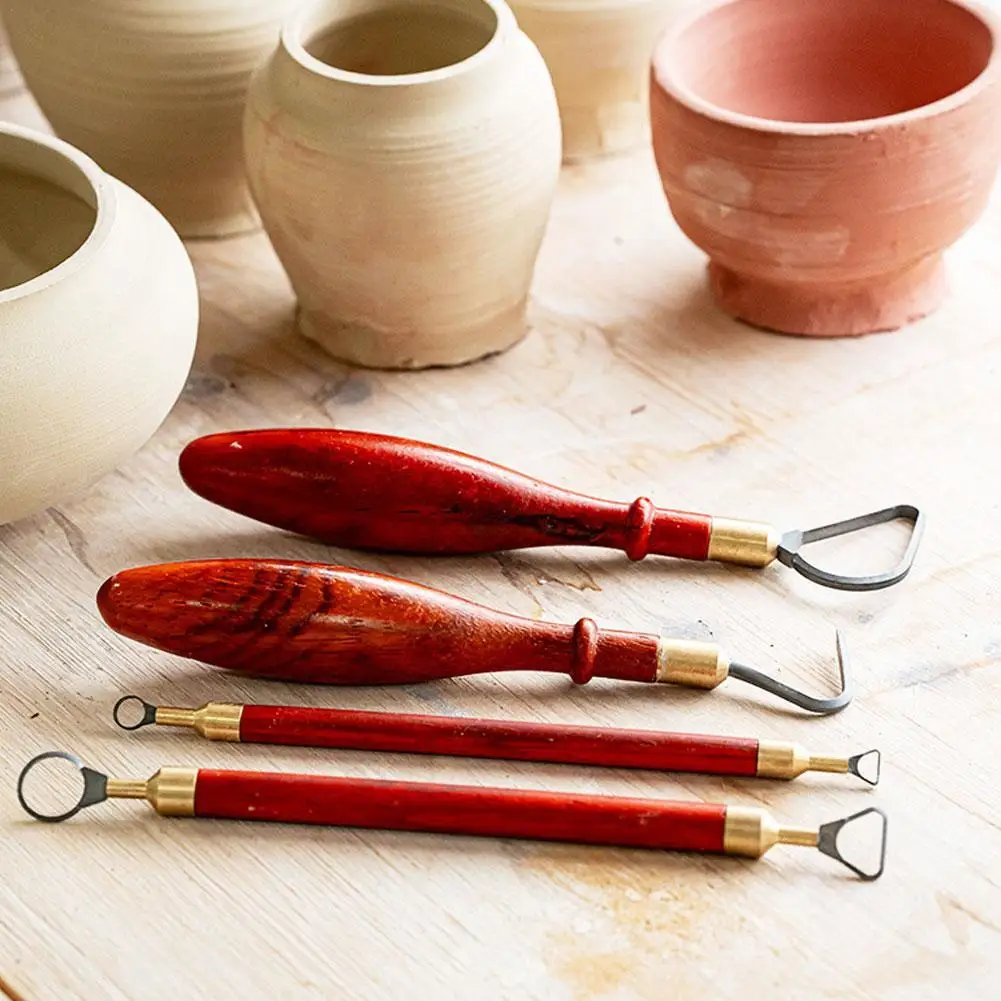

Pottery Repair Tools Tungsten Steel Double-ended Texture Knife DIY Ceramic Sculpture Scraping Texture Carving Tools