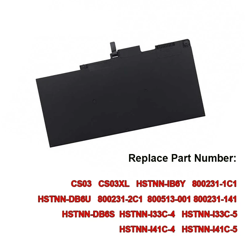Bateria do Portátil Dododomorn para hp Elitebook Cs03xl Cs03 Cs03 Alta Qualidade 745 755 840 848 850 g3 g4 Series 46.5wh 4079mah - Imagem 2