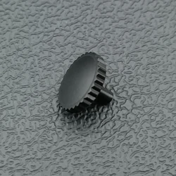 Silver/Black Stainless Steel Replacement Watch Crown (NO.3)